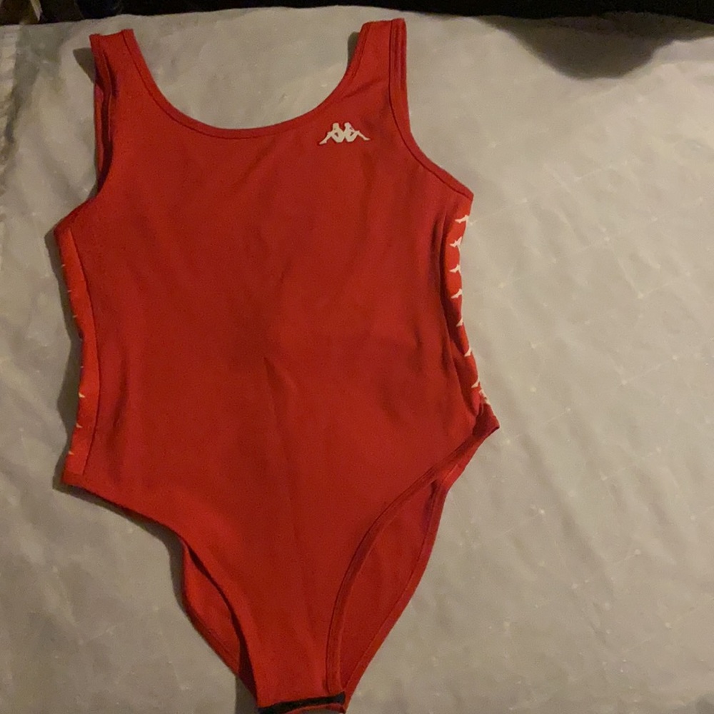 Kappa Red Blaze Bodysuit NWT